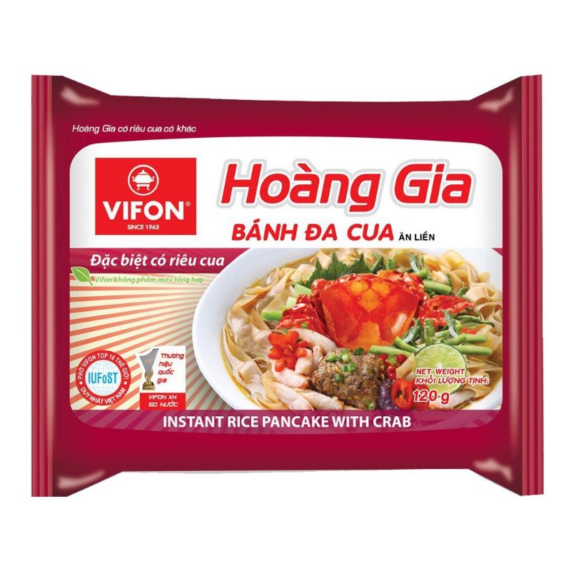 Bánh đa cua Vifon Hoàng gia 120g