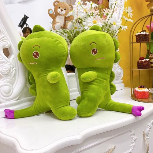 Gấu bông khủng long đuôi tim, thú bông khủng long siêu mềm mịn - hàng cao cấp