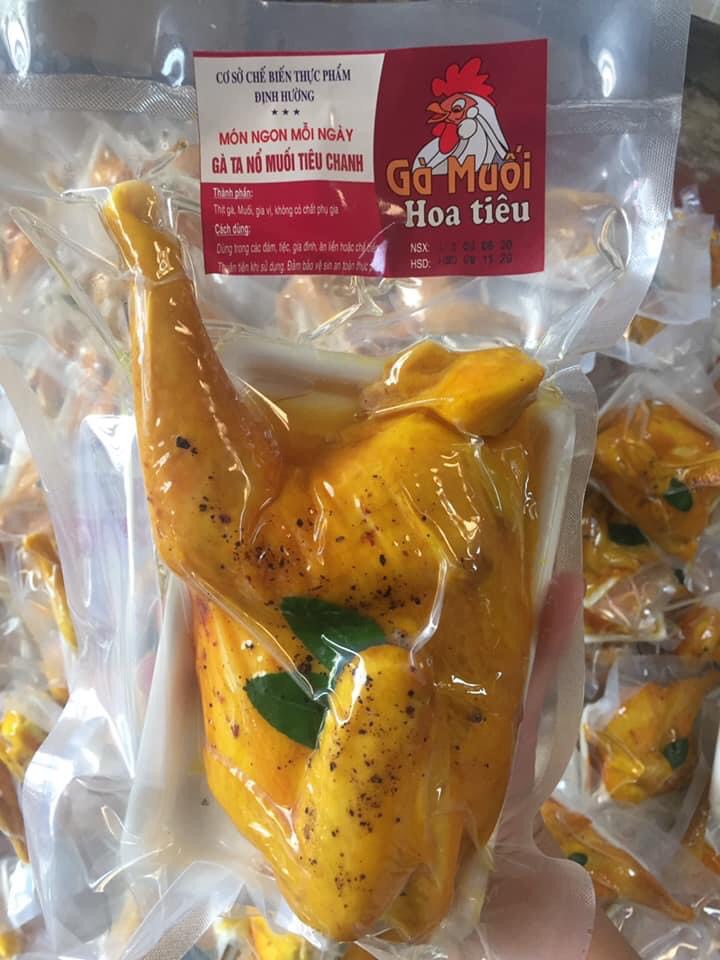 Gà muối hoa tiêu