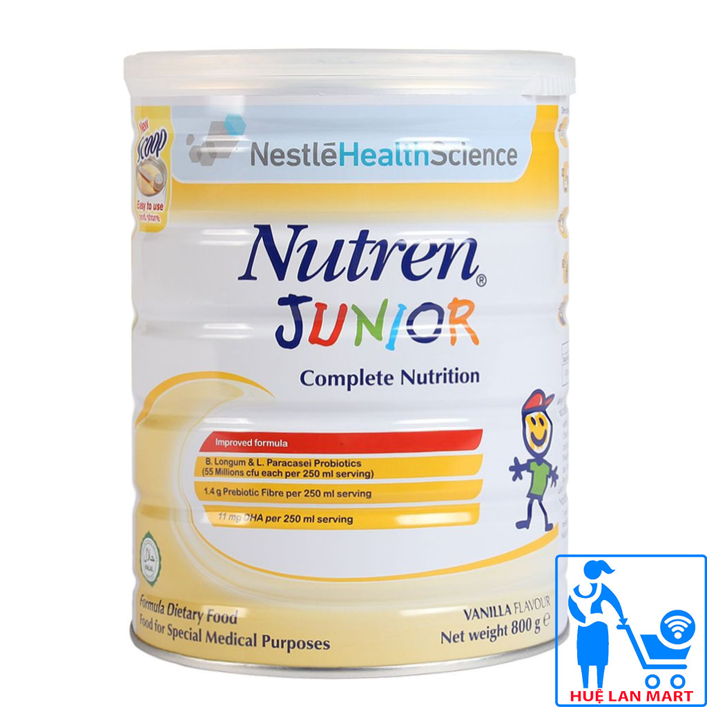 Sữa Bột Nestlé Nutren Junior Hộp 800g Dành cho trẻ 1 10 tuổi