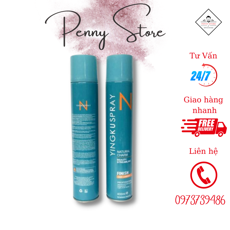 Gôm xịt tóc n 400ml giữ nếp tóc nam nữ