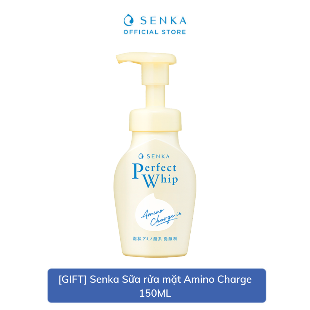 Bọt rửa mặt senka amino charge 150ml