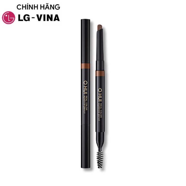 Chì kẻ chân mày Ohui Real Color Eyebrow Pencil 0.25g