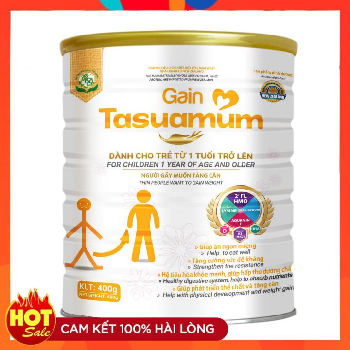 Sữa dinh dưỡng Gain Tasuamum tốt cho bé