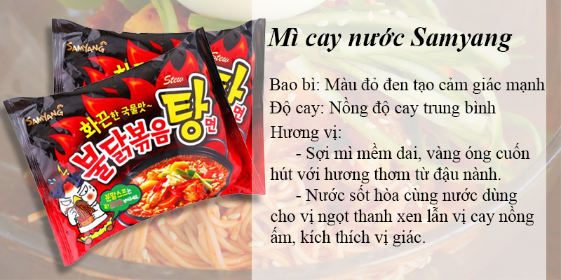1 Gói Mì Nước Cay Samyang Hàn Quốc 140G / Gói