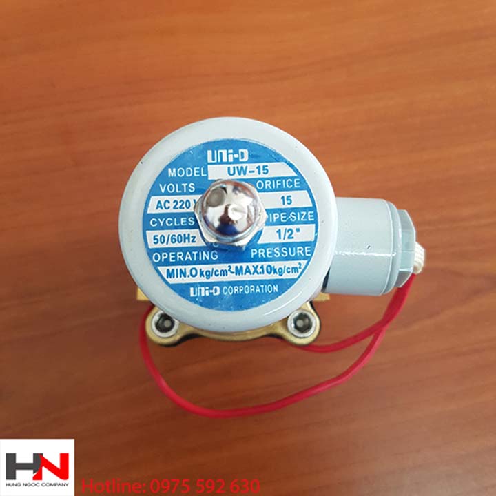Van điện từ đóng mở nước Unid ren 21 điện 220v