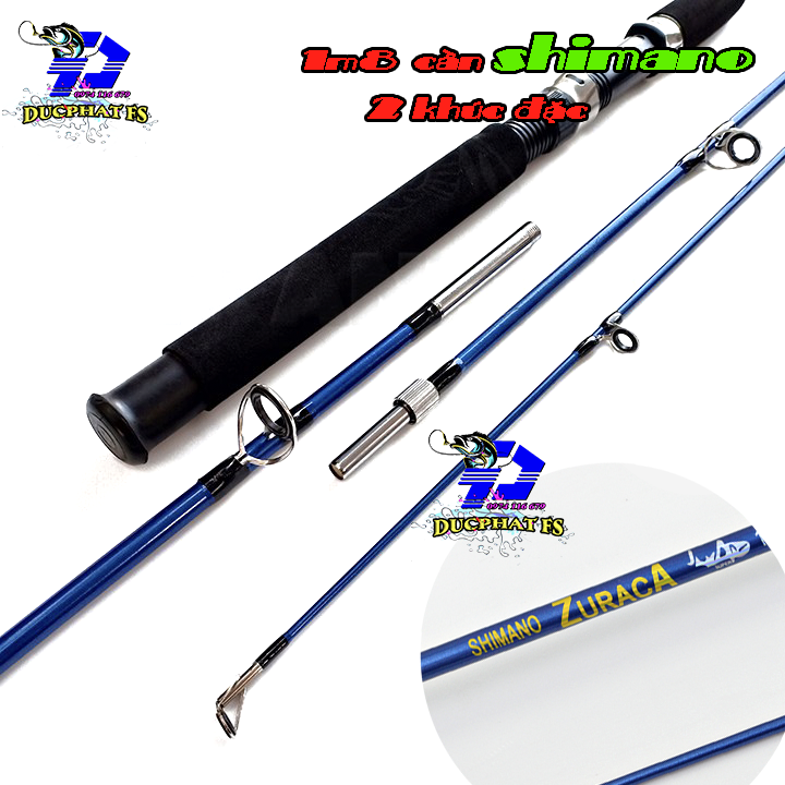 Cần câu máy shimano, ( Bộ cần câu 2 khúc đặc + máy câu CL, AE NHỚ CHỌN SIZE CẦN NHÉ )