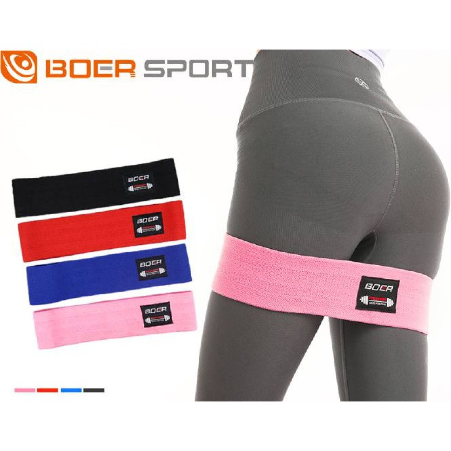 Dây đàn hồi kháng lực tập mông boer siêu bền boer