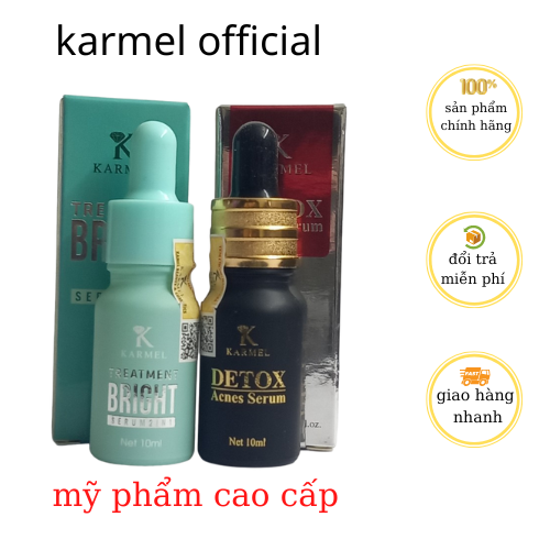 Bộ đôi serum detox, treatmen bright kamel karmel official