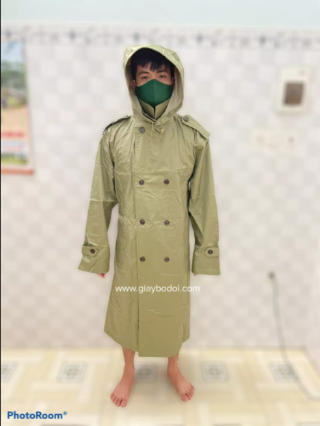 Áo mưa bộ đội măng tô