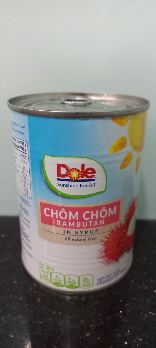 Chôm chôm ngâm đường. Rambutan In Syrup Dole 565g
