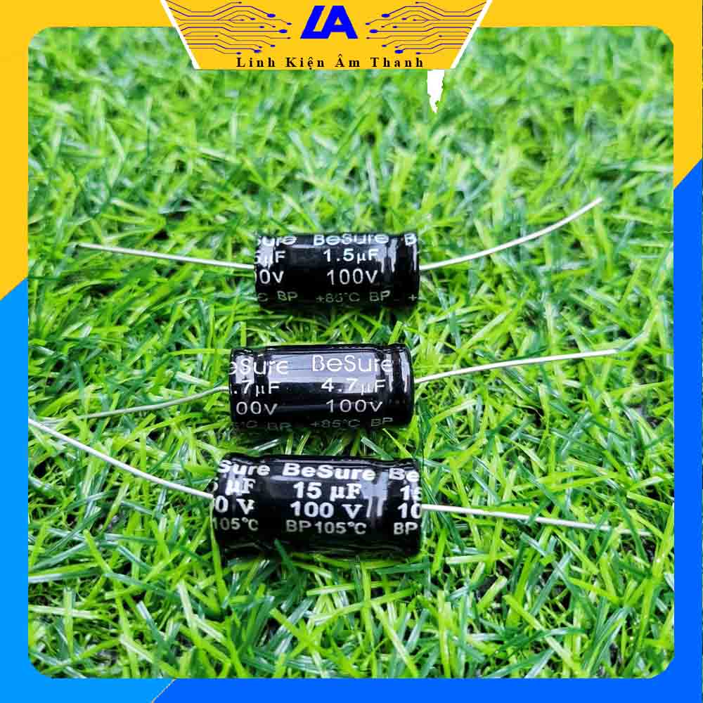 Tụ phân tần loa bose 1.5uf 4.7uf 15uf 100v tụ không phân cực loại tốt