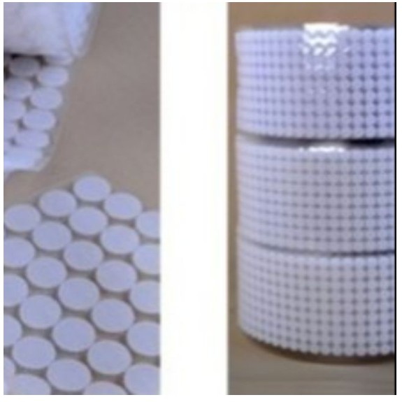 Nhám dính tròn ,băng nhám tròn 2 mặt (set120 cặp)