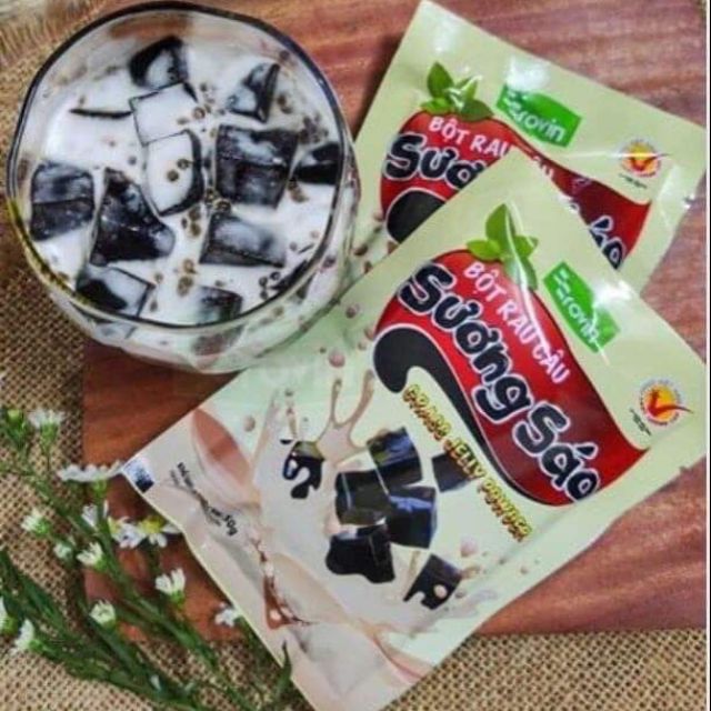 5 GÓI BỘT RAU CÂU SƯƠNG SÁO ROVIN (50G/GÓI)