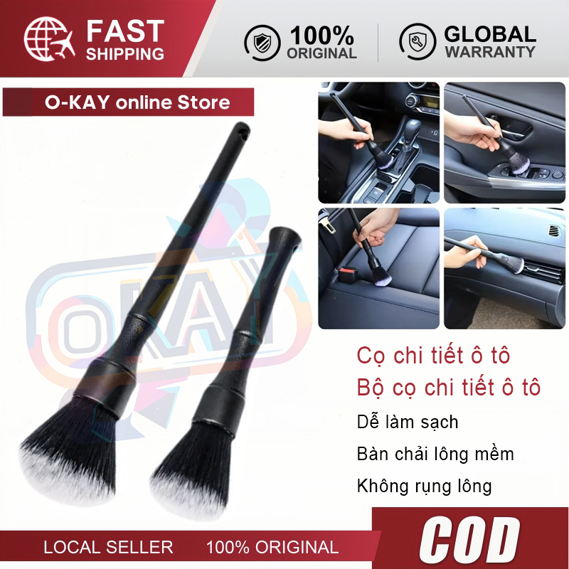 Cọ Detailing Nội Thất Xe Siêu Mềm - Không Gây Xước - Giá Tốt