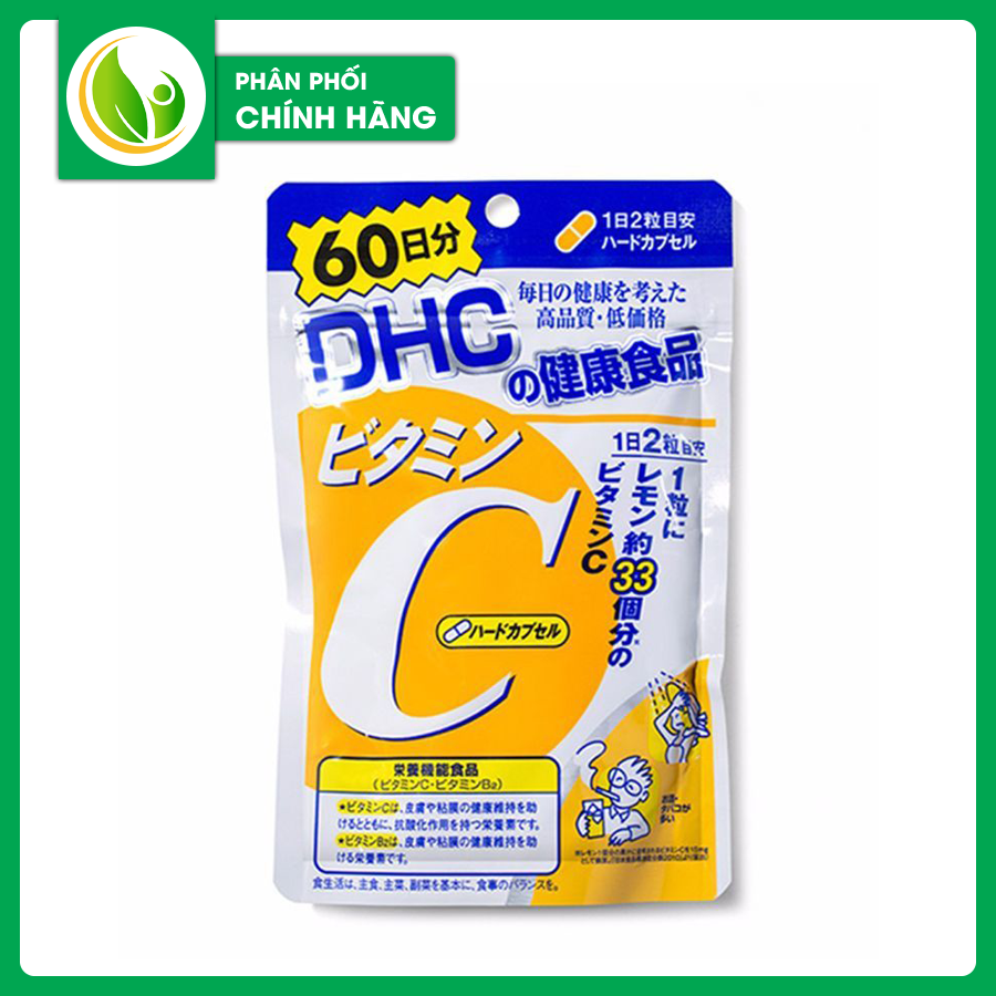 Viên Uống DHC Vitamin C Nhật Bản - Dưỡng Da Trắng Sáng
