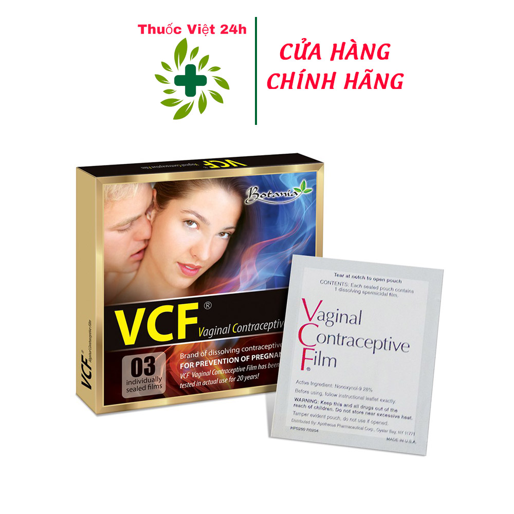 Màng Phim Tránh Thai VCF - Nhập Khẩu Từ Mỹ (USA)