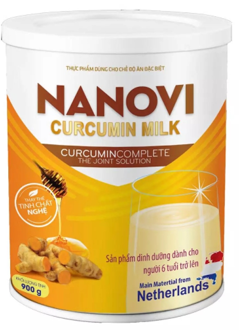 Sữa nghệ - nanovi curcumin .