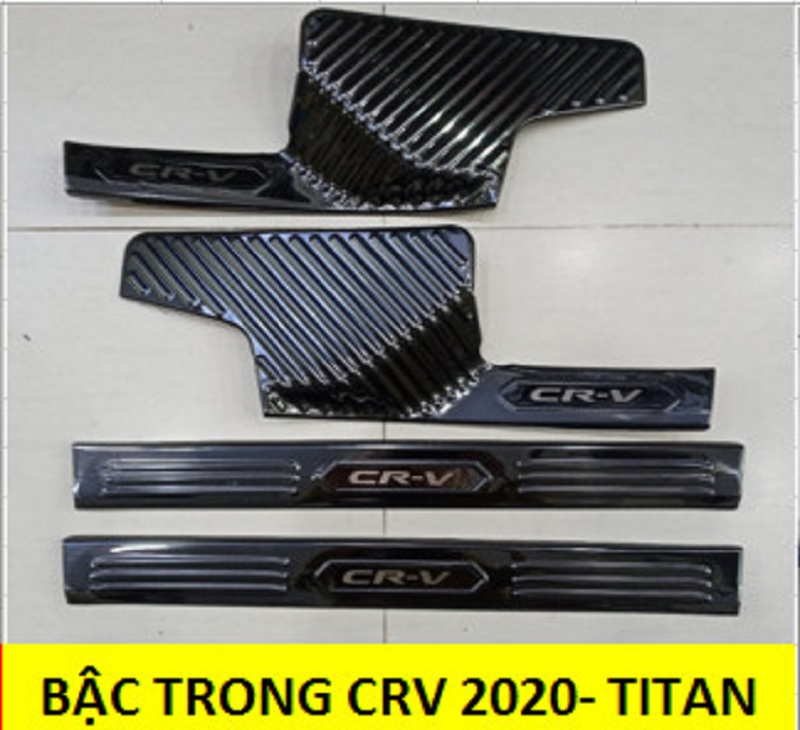 Ốp bậc trong titan cho xe honda crv 2020