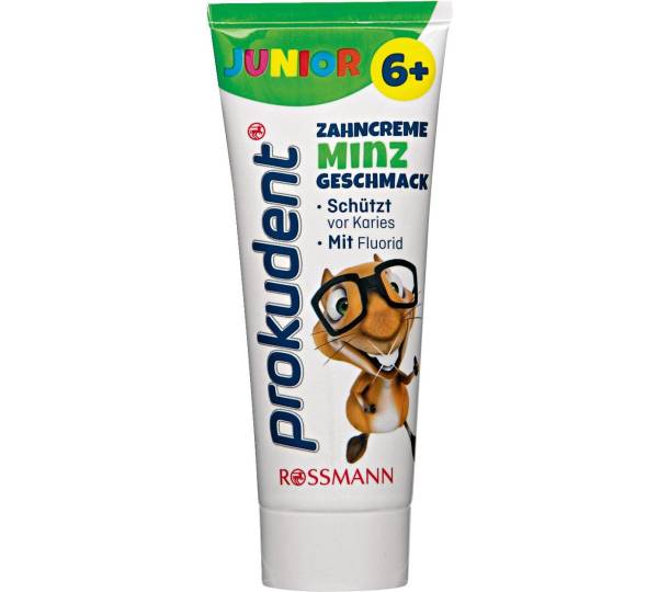Kem đánh răng trẻ em Prokudent Junior Đức 6 +