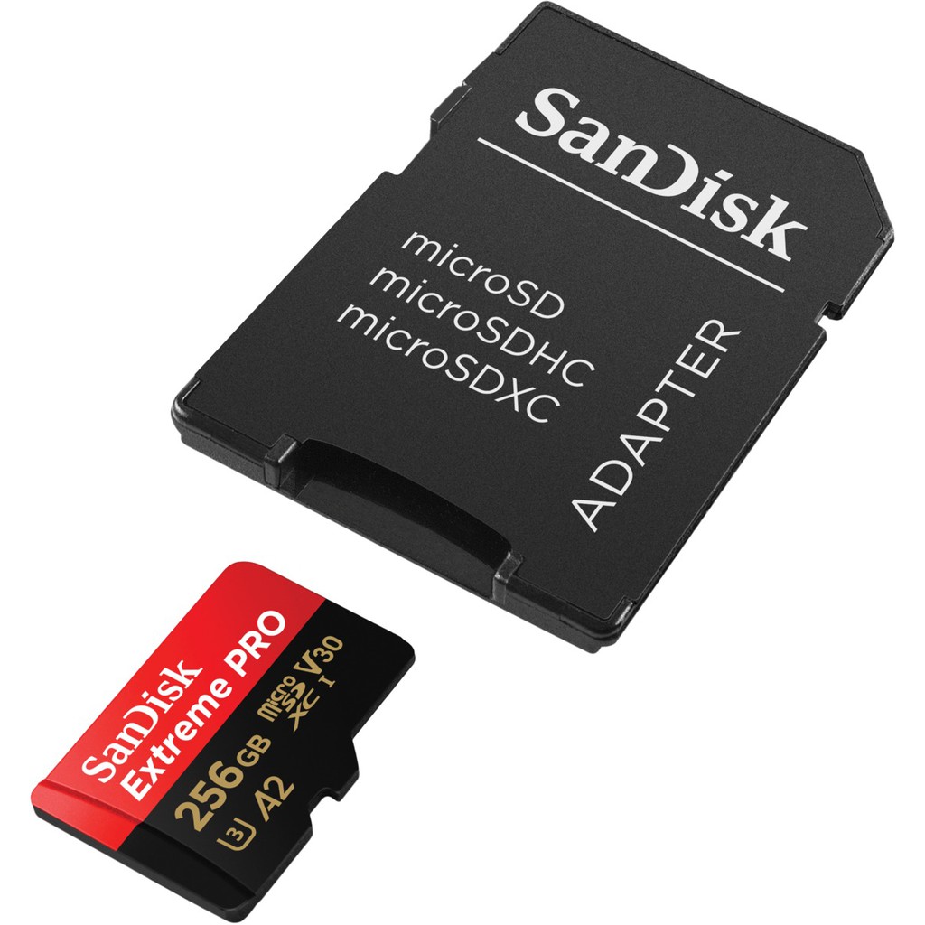 Thẻ nhớ MicroSDXC SanDisk Extreme PRO A2 256GB V30 U3 Class 10