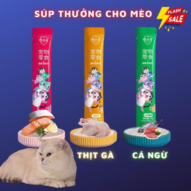 Súp thưởng cho mèo Ciao Wang - COMBO 150 Gói Siêu RẺ-GIAO NGAY LIÊN QUẬN -MIX VỊ-MIU ĐEN PetShop (NHẬN HÀNG SAU 2 NGÀY)