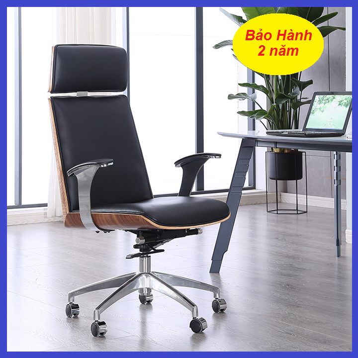 Ghế Xoay Văn Phòng Kèm Ngả Lưng Cao Cấp - Ghế Giám Đốc Bọc Da Thiết Kế Mới, Ghế Văn Phòng Ngả Lưng, Ghế Làm Việc Ngả Lưng Cao Cấp