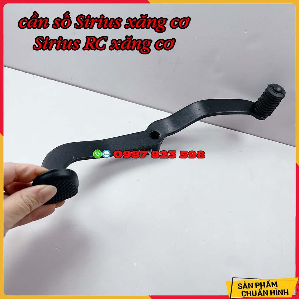 Cần số sirius xăng cơ đen sơn tĩnh điện - cần số sirius rc xăng cơ