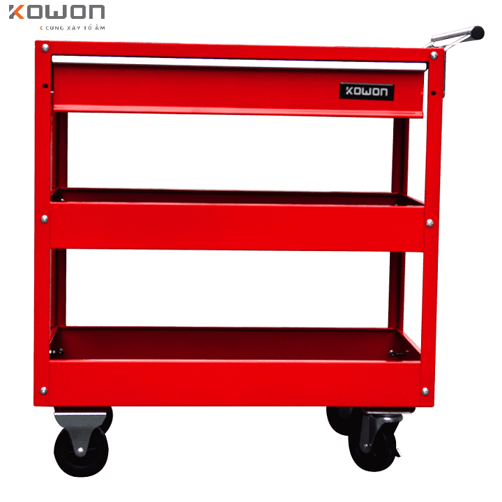 XE ĐẨY DỤNG CỤ, XE ĐỰNG ĐỒ NGHỀ,  2 NGĂN CÓ BÁNH XE KOWON KTC301-2-X