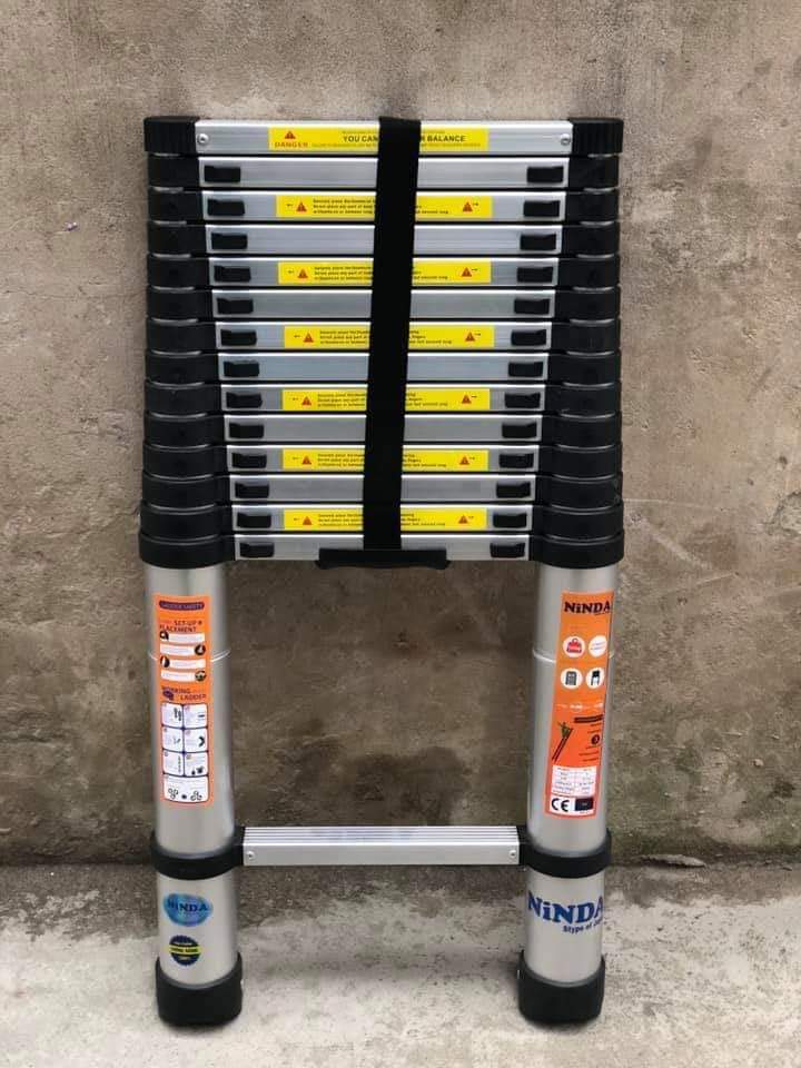 Thanh lý Thang nhôm rút đơn 3.8m  giá rẻ