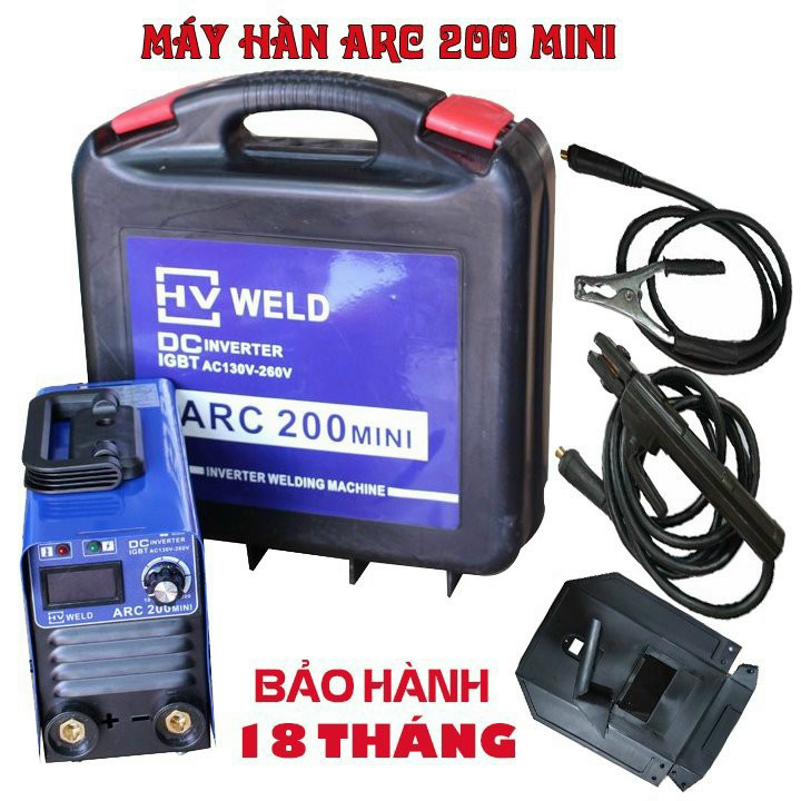 Máy hàn que điện tử arc 200 mini