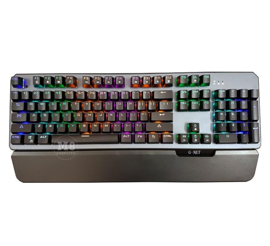 Bàn phím cơ g-net k68 - led rainbow