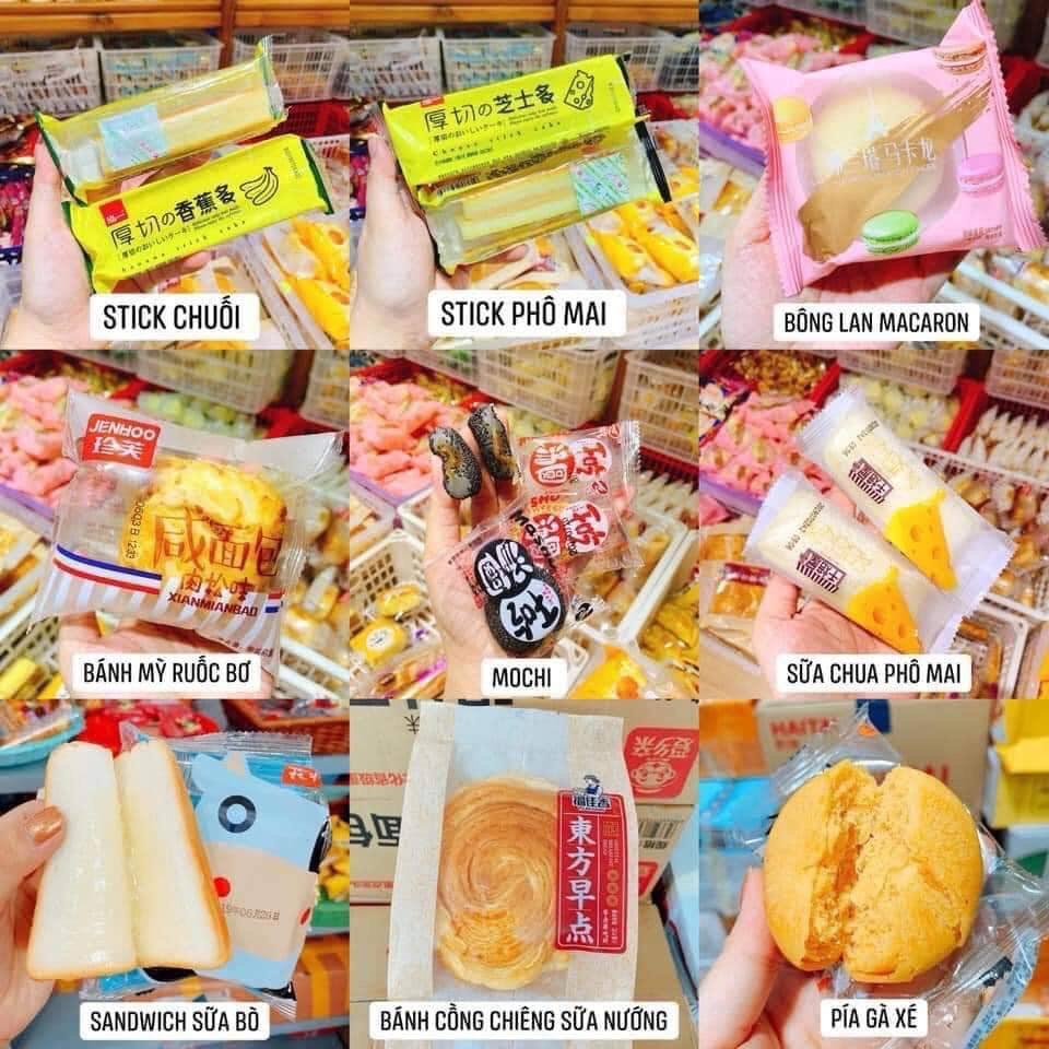 (1kg) Bánh bông lan bánh mix Đài Loan KHÔNG trùng vị - CItyshop