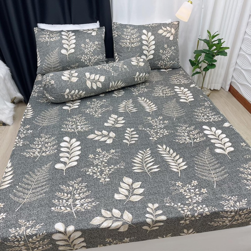Bộ ga trải giường 4 món thun lạnh cao cấp kích thước M8 -2M- 2.2M