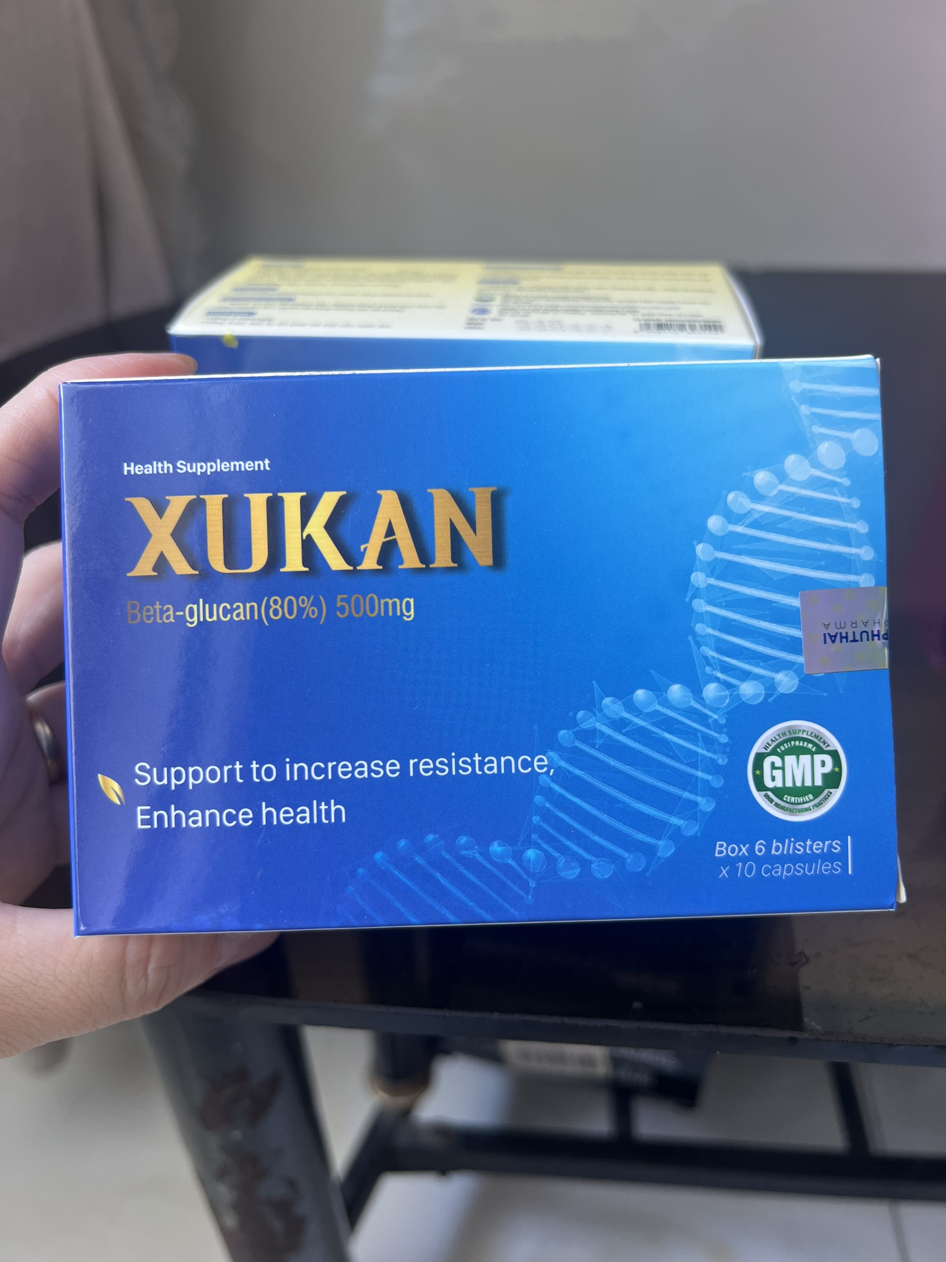 Viên uống betaglucan 500mg xukan đào thải hpv, tăng cường hệ miễn dịch