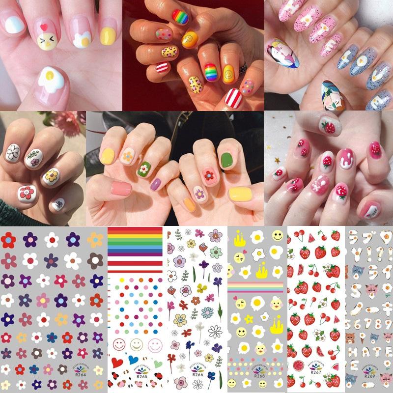 GIÁ SỈ- Sticker dán móng tay nhiều mẫu cute, dễ sử dụng | Lazada.vn