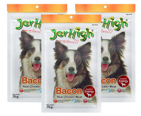 Bánh thưởng Jerhigh - vị thịt xông khói