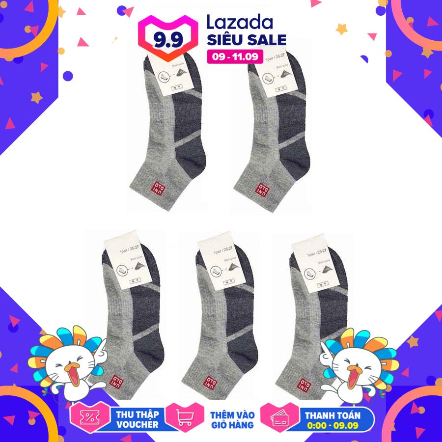[Chọn Màu] Combo 5 Đôi Tất Vớ Nam Cổ Trung Cao Cấp Nhật Bản - 5Star