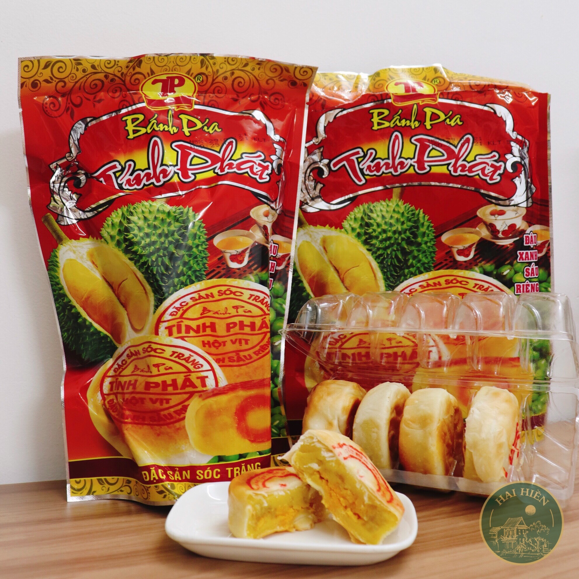 [HCM]Bánh Pía Lớn Đặc Biệt Tính Phát Túi 500g (Túi 5 cái) - Đặc sản Sóc Trăng Loại đặc biệt siêu ngon an toàn vệ sinh