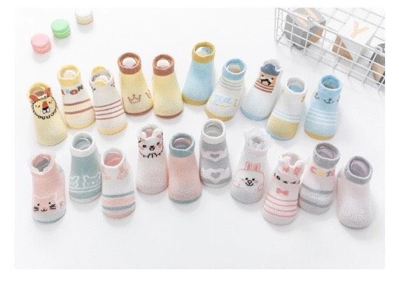 tất lưới cổ cao mùa hè cho bé (set 5 đôi)