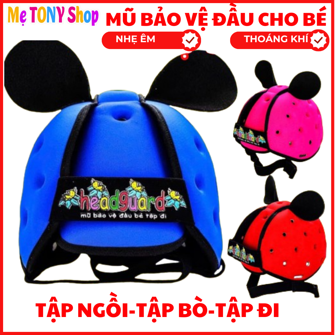  Nhẹ_Thoáng  Mũ Bảo Hiểm Cho Bé,Mũ Bảo Vệ Đầu Cho Bé Khi Tập Ngồi,Bò,Đi ... 5 Tháng-5 Tuổi  