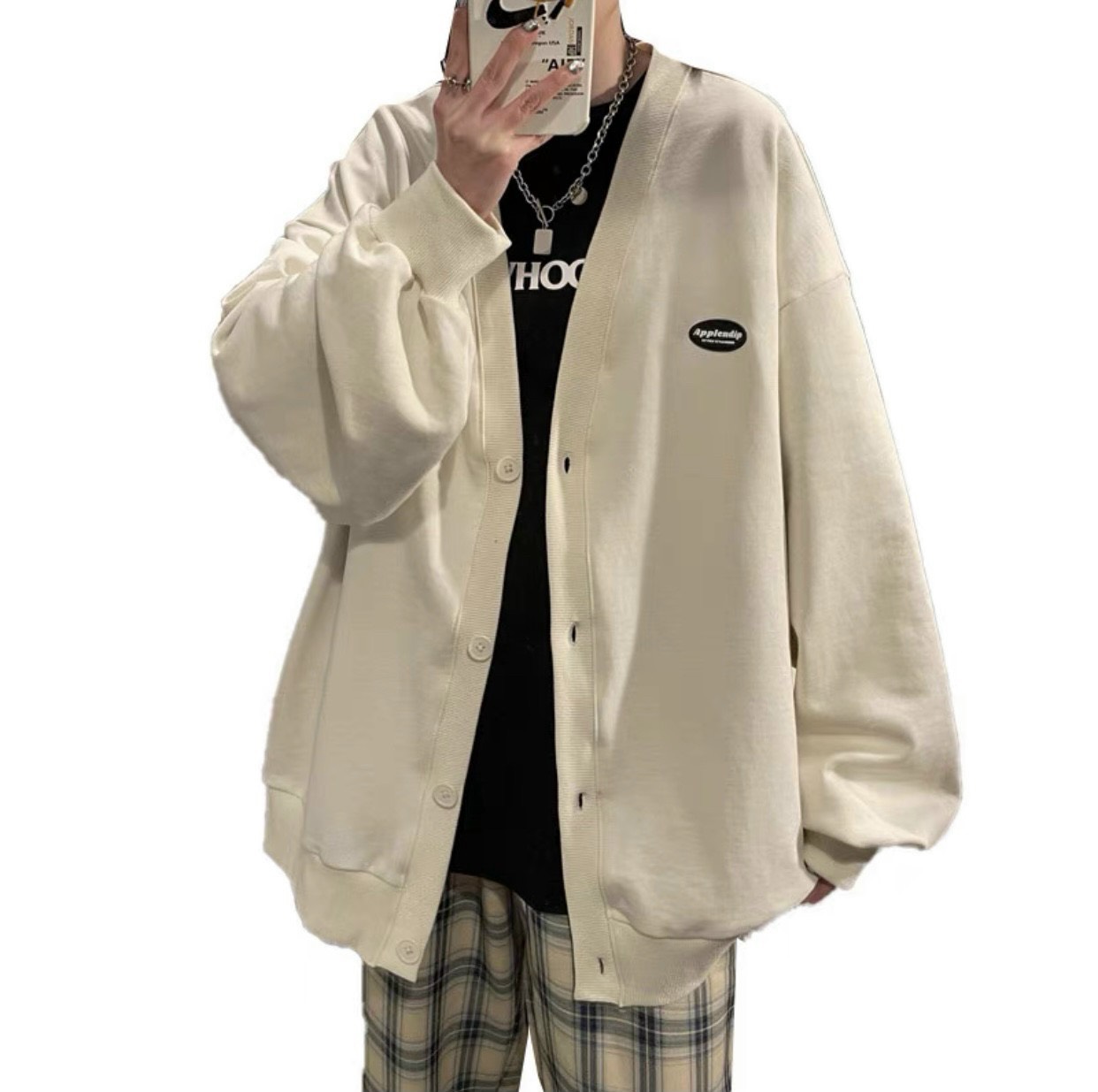 Áo khoác cardigan nam,áo khoác hoodie nút gài thời trang siêu soái ca đẳng cấp thời trang hàn cds3