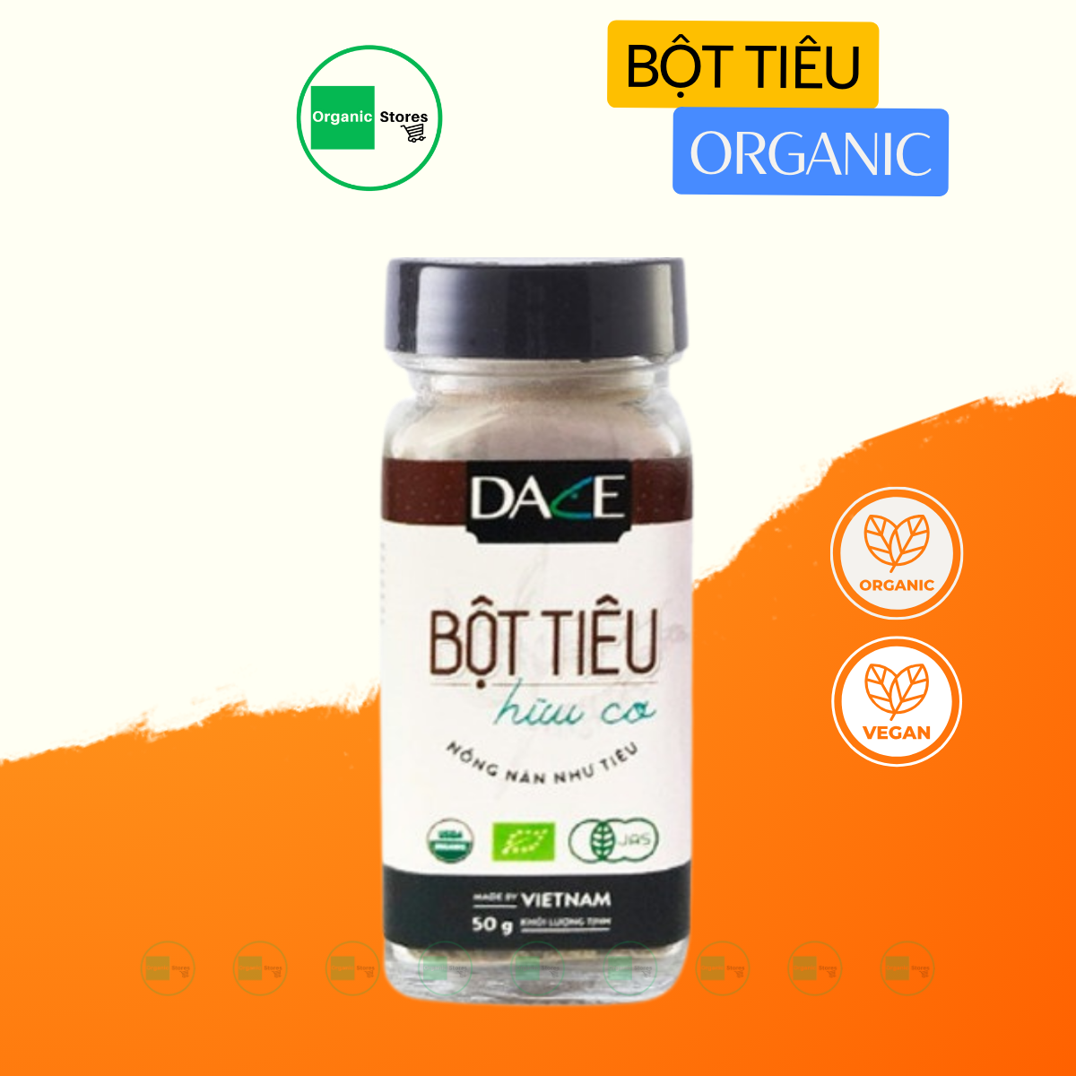 Bột tiêu hữu cơ 50gr - dace