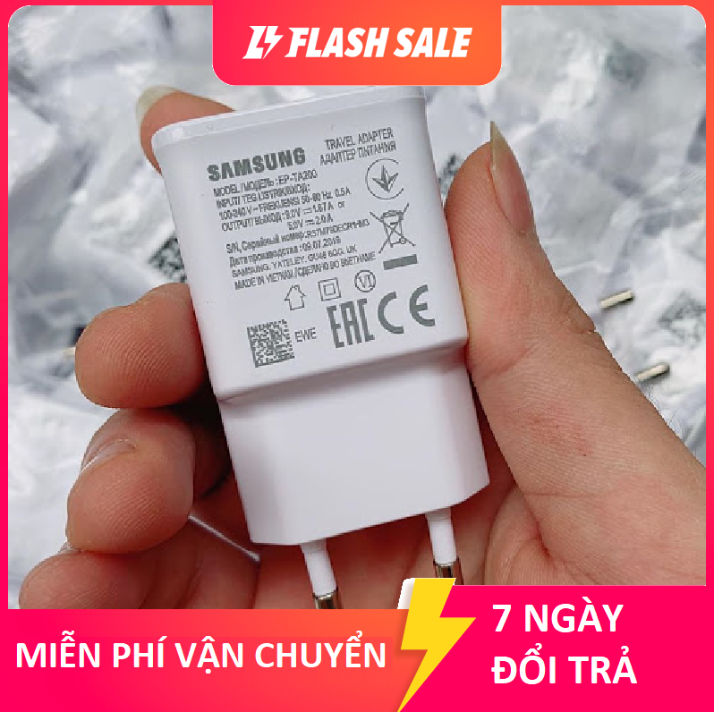 Củ sạc nhanh Samsung j7 j7 pro A51 J6 M51 A71 A20 A50 A11 A70 A10 A30 Note 9 10 Cốc sạc hỗ trợ sạc Xiaomi Oppo Vsmart Vivo (Trắng)