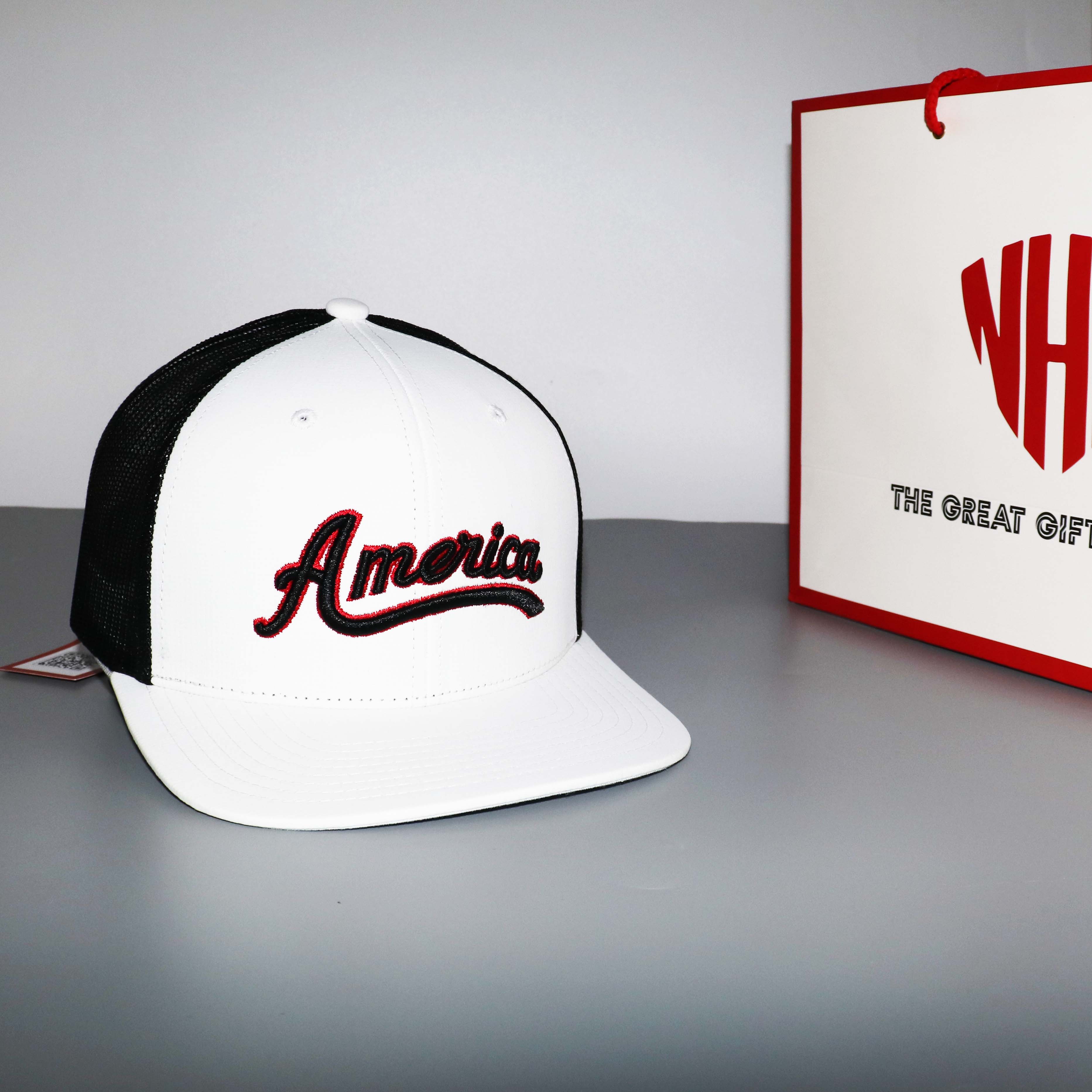 Nón snapback nhs america lưới đen 2024 america001.