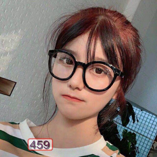 kính tròn gọng dày thời trang nam nữ cá tính