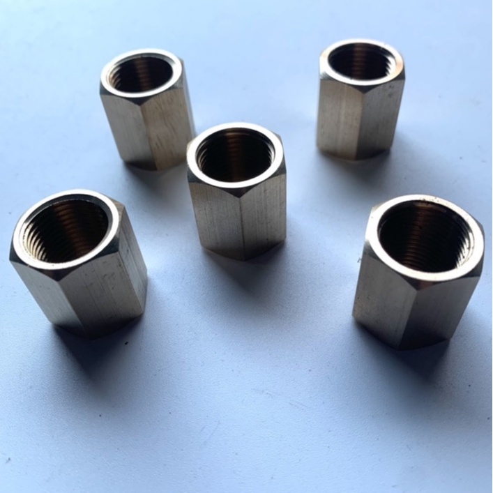 Nối 2 đầu ren trong phi 17mm đồng