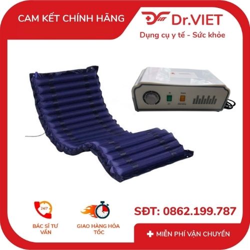 Đệm Hơi Chống Loét GBM-095B Kèm Máy Bơm Tự Động Hỗ Trợ Nằm Lâu Ngày