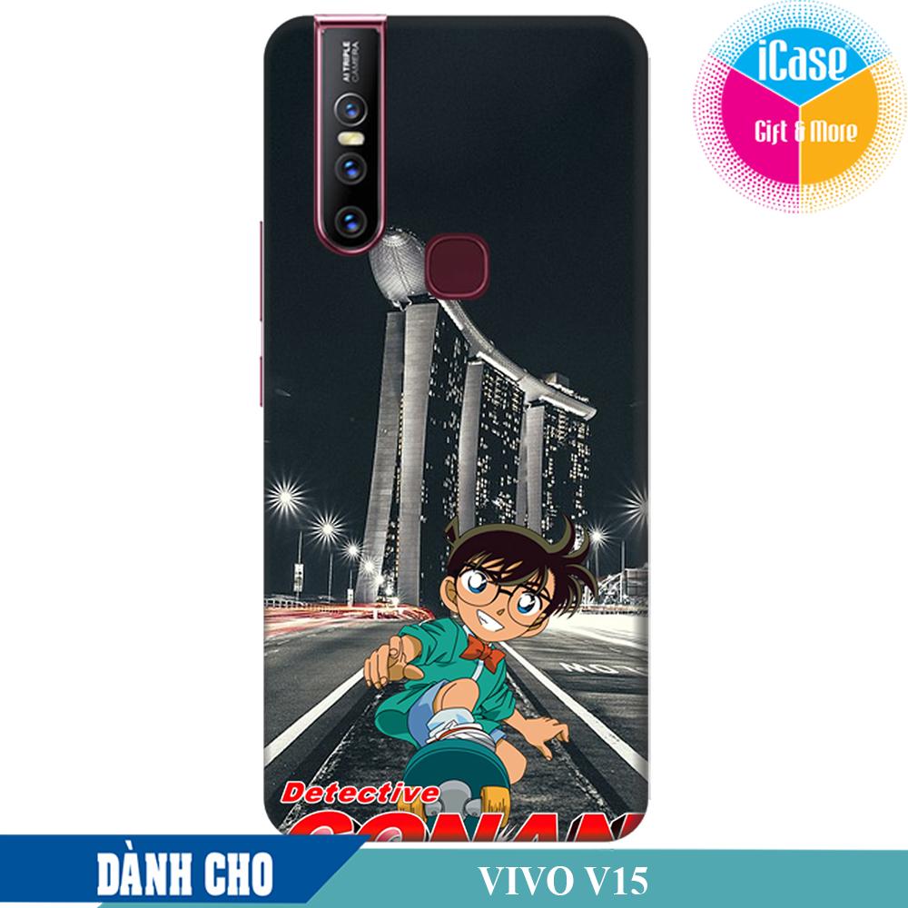 Ốp lưng nhựa dẻo dành cho Vivo V15 in hình Conan Detective