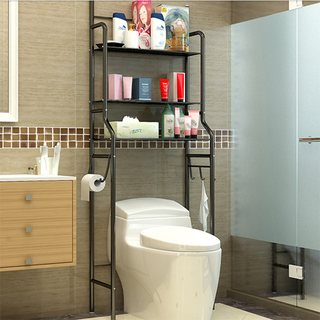 Kệ 3 tầng để trên bồn cầu toilet
